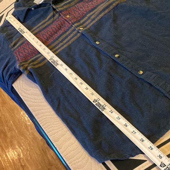 Vintage the territory ahead southwestern casual button down mens size large - Picture 8 of 11